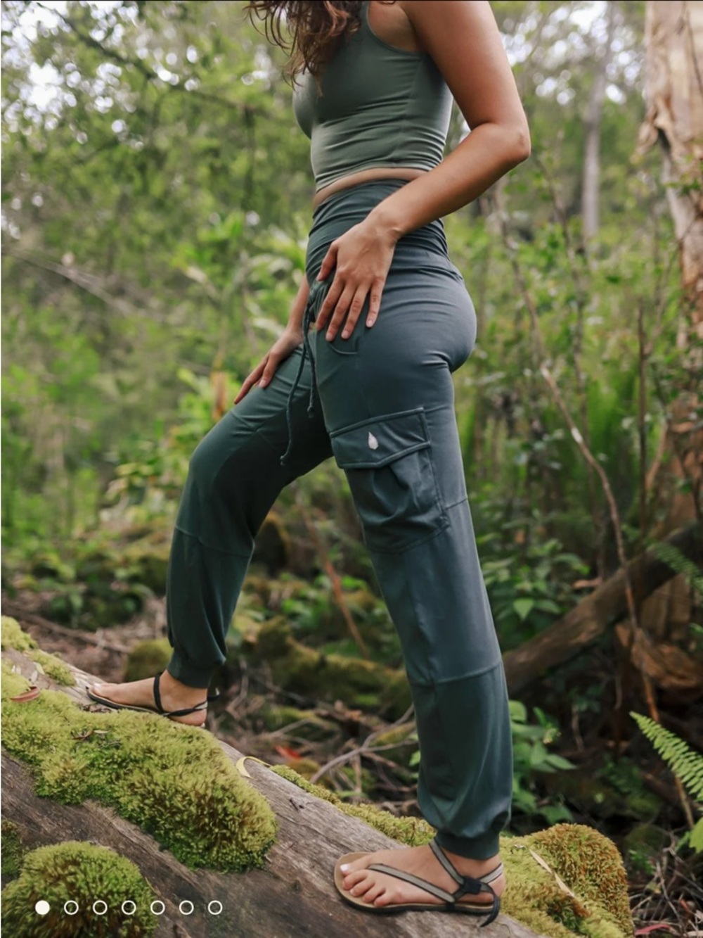 Purusha People Olive Jogger Pants